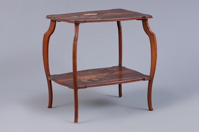 CAMILLE GAUTHIER Art Nouveau Tablett Tisch "Table de milieu"