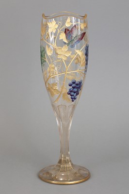 Lot 1040 - Großes Pokalglas des Jugendstil