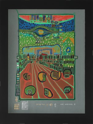 Lot 1569 - FRIEDENSREICH HUNDERTWASSER (1928 Wien - 2000 an Bord der Queen Elizabeth 2 bei Neuseeland)