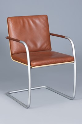 Lot 296 - THONET Freischwinger Armlehnstuhl "S 60"