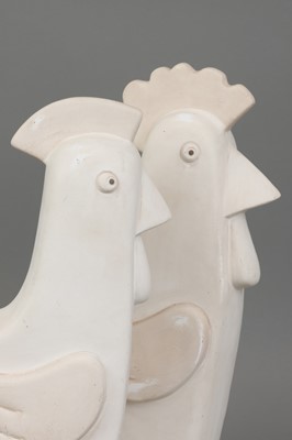 2  Keramikfiguren "Hühner"