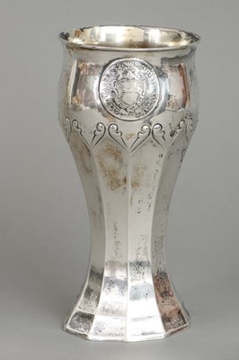 Lot 545 - ADOLF MOGLER (Heilbronn) Silber Münzpokal des Jugendstil