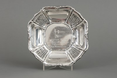 Lot 560 - WILHELM BINDER (Schwäbisch Gmünd) Silber Anbietschale (Segel-Preis)