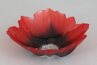 Lot 1054 - MALERAS (Schweden) Glasschale "Poppy"