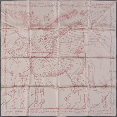 Lot 1238 - HERMÈS Seidentuch "Le Pégase d'Hermès"