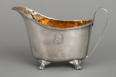 Lot 576 - Gustavianische Silber Sauciere