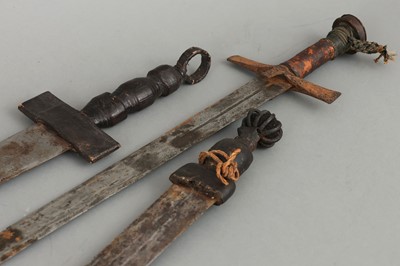 3 nordafrikanisch/arabische Schwerter der Tuareg