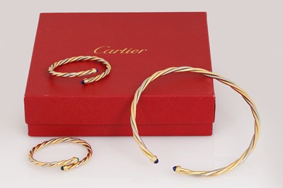 Lot 636 - CARTIER Trinity Schmuckset