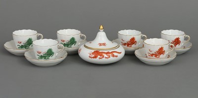 Lot 887 - MEISSEN Mokka-Restservice