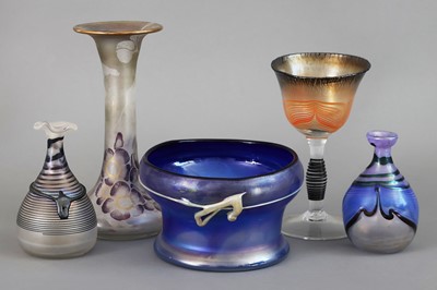 Lot 1178 - 5 ERWIN EISCH Glasvasen