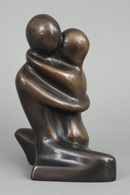 Lot 1585 - Moderne Bronzefigur "Verschlungenes Paar"