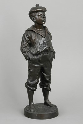 Lot 1562 - VLACLAV (Victor) SZCZEBLEWESKY (1888-1965) Bronzefigur "Mousse siffleur"