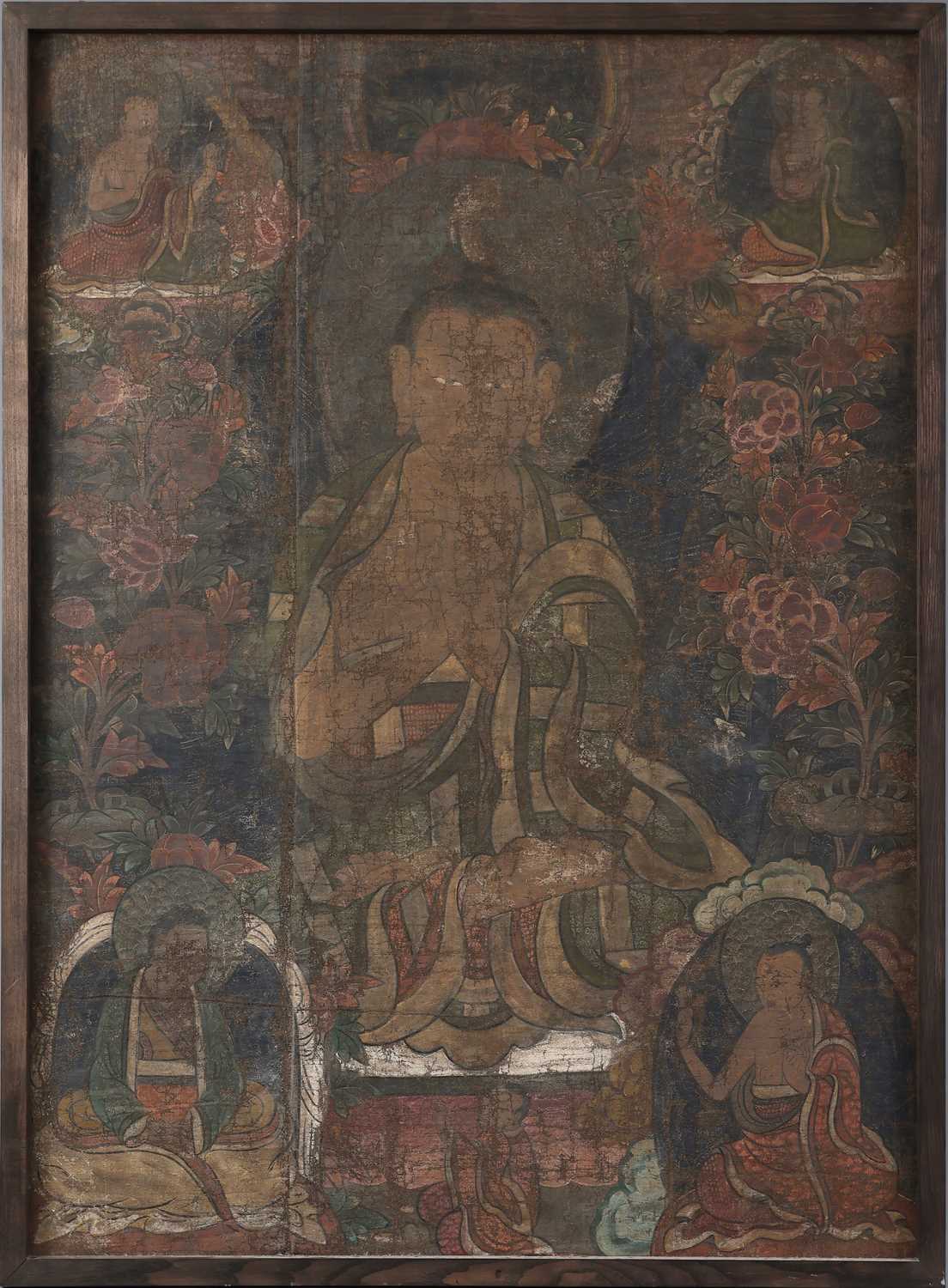 Tibetischer Thangka "Buddha Amitabha"