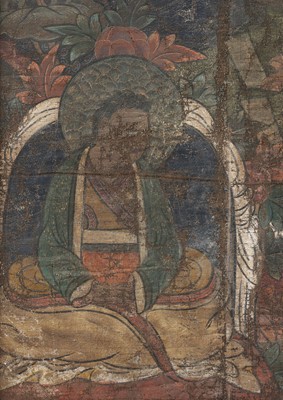 Tibetischer Thangka "Buddha Amitabha"