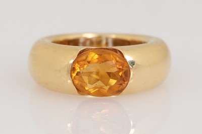 Lot 635 - CARTIER Damenring mit Citrin