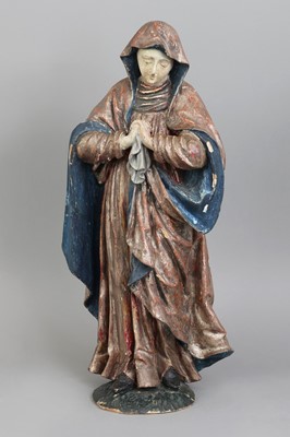 Lot 1063 - Sakrale Holzschnitzfigur "Mater Dolorosa"