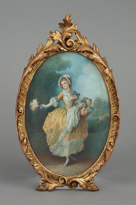 Lot 1244 - JEAN FRÉDÉRIC SCHALL (1752-1825) Miniatur des Rokoko