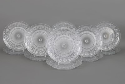 Lot 1085 - 12 BACCARAT ¨Dessertteller "Arabesque¨