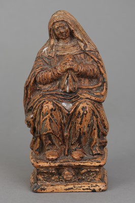 Lot 1064 - Sakrale Tonfigur des 18. Jahrhunderts "Mater Dolorosa"