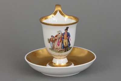 Lot 773 - KPM BERLIN Andenkentasse mit Untertasse