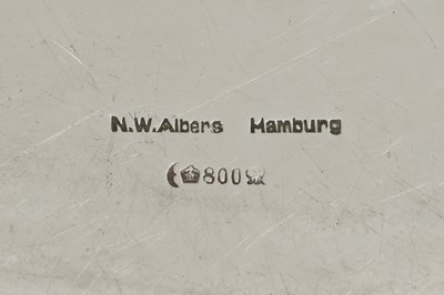 Rundes BRUCKMANN & SÖHNE (Heilbronn) Silber Tablett