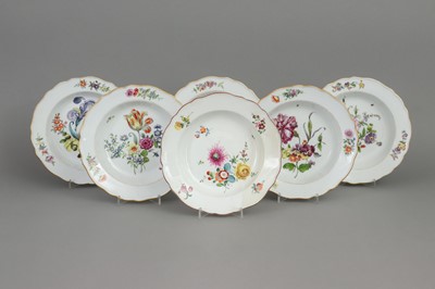 Lot 862 - 6 MEISSEN Porzellanteller