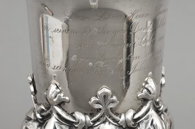 Silber Pokal mit Jubiläumswidmung