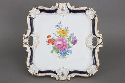 Lot 700 - MEISSEN Porzellan-Prunktablett