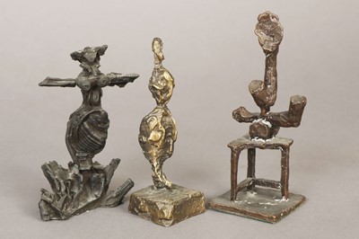 ANONYM, 3 abstrakte Bronzefiguren in der Art Andreas URTEIL