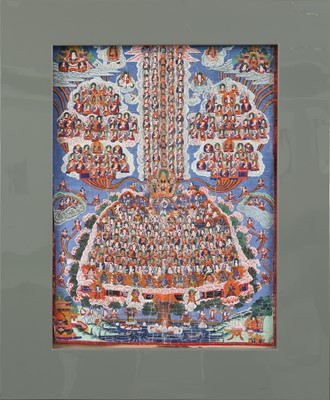 Tibetischer Thangka "Tsongkhapa"