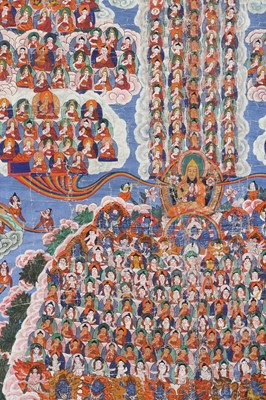 Lot 134 - Tibetischer Thangka "Tsongkhapa"