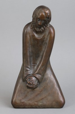 Lot 1827 - Nach ERNST BARLACH Bronzefigur "Der Zweifler"