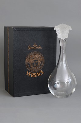 Lot 1208 - VERSACE für ROSENTHAL Glaskaraffe "Medusa Lumiere"