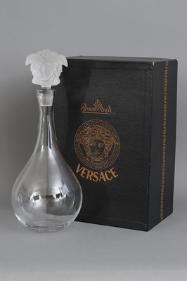 Lot 1207 - VERSACE für ROSENTHAL Glaskaraffe "Medusa Lumiere"