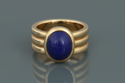 Lot 849 - Ring mit Lapislazuli