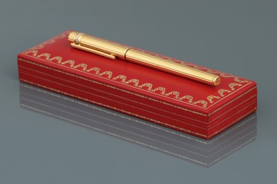 Lot 1473 - MUST de CARTIER (Paris) Rollerball Kugelschreiber "Trinity "