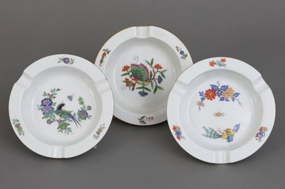 Lot 933 - 3 MEISSEN Aschenbecher