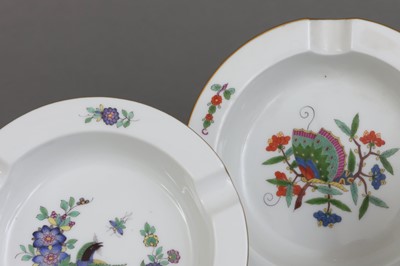 Lot 933 - 3 MEISSEN Aschenbecher