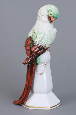 Lot 1114 - KATZHÜTTE (Thüringen) Porzellanfigur "Wellensittich"