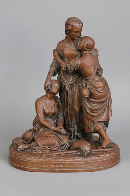 Lot 1804 - Galvanoplastik "Naomi and her daughters in law"