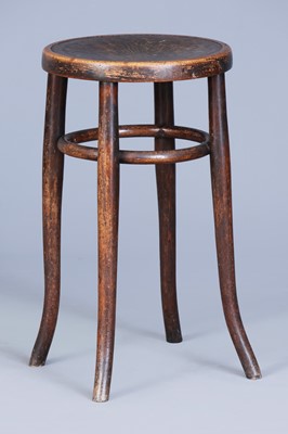 Lot 360 - wohl THONET (Wien) Hocker der Jahrhundertwende