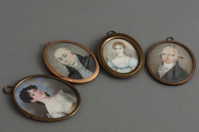 Lot 1512 - 4 Miniaturen des 18./19. Jahrhunderts