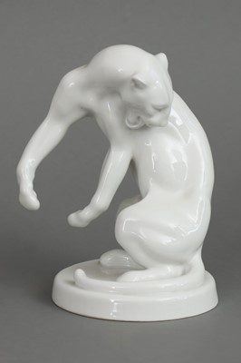 Lot 1081 - MEISSEN Porzellanfigur "Panther"