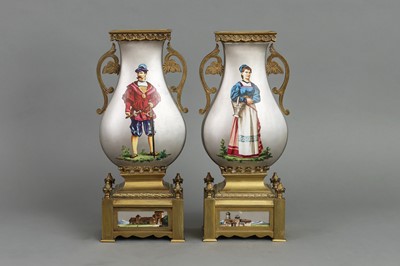 Lot 1387 - Paar Beisteller des Biedermeier