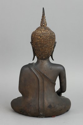 Lot 237 - Asiatische Bronzefigur "Buddha Maravijaya"