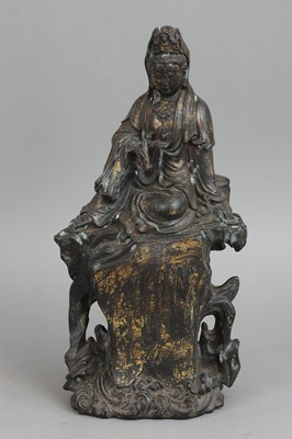 Lot 97 - Chinesische Bronzefigur "Bodhisattva Guanyin"