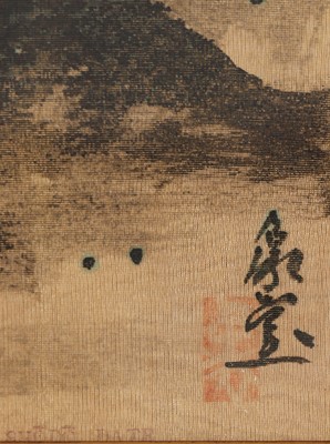Lot 134 - Chinesische Tuschezeichnung "Flusslandschaft"