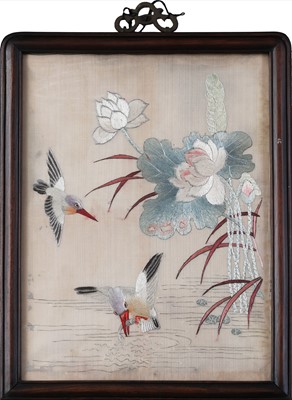 Lot 138 - Chinesische Seidenstickerei