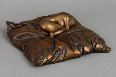 Lot 1839 - BRUNO BRUNI (*1935) Bronzeplastik "Nel Nido"