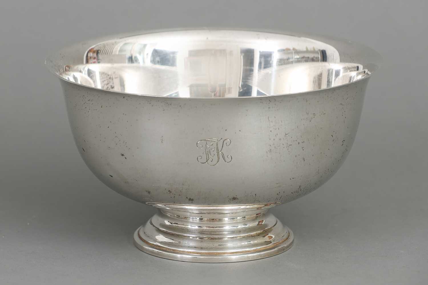 Lot 604 - Silber Fußschale nach der Paul Revere "Punch Bowl"